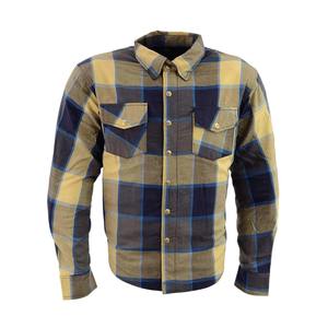 Custom Silk Screen Printed High Quality Beaded % Cotton Breathable Unisex Motorbike <b>Flannel</b> Shirt Protective Gear All Seasons - Product Image 1