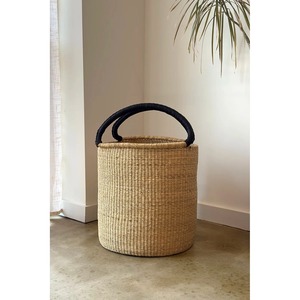 Seagrass <b>basket</b> with sturdy handle Handmade <b>Storage</b> <b>Basket</b> Wholesale eco-friendly Made in Vietnam - Product Image 2