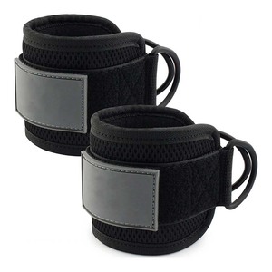 Nouvelle sangle de cheville rembourrée en néoprène avec anneaux en D en acier pour machine à câbles, idéale pour l'entraînement des jambes et des fessiers en salle de sport - Product Image 4