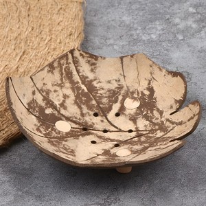 La mejor opción de decoraciones para baño, nórdica jabonera moderna, funda con soporte de cáscara de coco, placas autodrenantes para jabones - Product Image 4