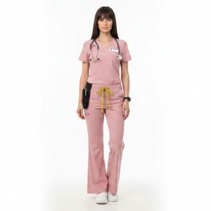 OEM <b>Nurse</b> <b>Scrub</b> Suit Custom Design Breathable Medical Uniform Comfortable Hospital Workwear <b>Scrubs</b> Uniforms Customized - Product Image 1