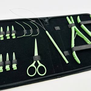 ชุดเครื่องมือต่อผมเคลือบผงสีเขียวมะนาวพร้อมฉลากส่วนตัวที่กำหนดเองได้รับการยอมรับ - Product Image 4