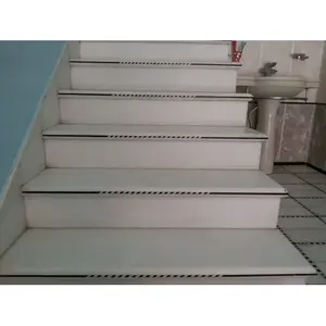 Marbre blanc naturel indien, tacheté, poli, découpé sur mesure, design moderne, revêtement de sol imperméable pour salle de bain, cuisine, escalier - Product Image 3