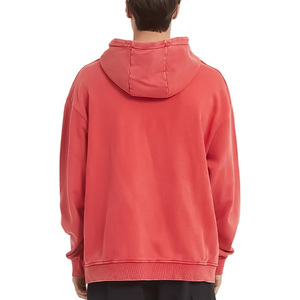 Sweat-shirt à capuche oversize délavé personnalisable en coton doux – Vêtement urbain pour le branding - Product Image 4