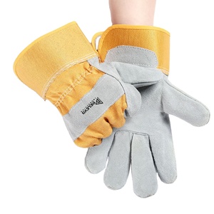 Gants d'hiver pour hommes en cuir de mouton de haute qualité, design simple et décontracté, pour le voyage, les sports de plein air, avec détection de pointe (ou : fonction de détection de pointe) - Product Image 1