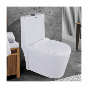 Inodoros Modernos de Cerámica de Una Pieza con Doble Descarga para Hoteles, Montaje en Pared, Sifón en P, Drenaje, Desodorización Automática, Control Remoto - Product Image 3