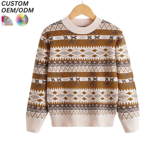 Pull en tricot pour garçons, coton respirant écologique, pull d'hiver, support OEM ODM pour la fabrication en gros - Product Image 6