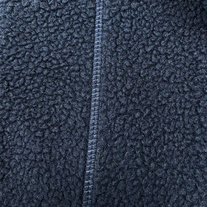 Veste en polaire sherpa noire personnalisée à fermeture éclair intégrale, col montant, poche zippée sur la poitrine, confortable et chaude pour l'hiver, manteau décontracté, vente en gros - Product Image 6