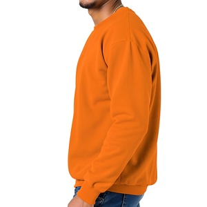 Sudadera de Cuello Redondo Lisa Extra Grande para Hombre, de Alta Calidad, Algodón y Felpa, Estilo Urbano, Unisex, Invierno, Venta al Por Mayor - Product Image 6