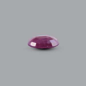 Loose African Ruby Gemstone 4.85 Carat Oval Cut for Fine Jewelry - Product Image 3