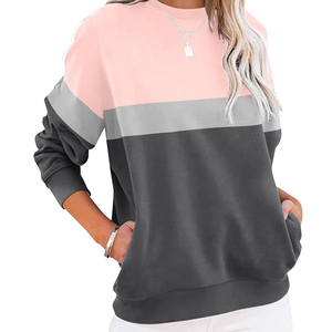 Nuevo Diseño OEM, Sudadera de Punto Bordada para Mujer, Talla Grande, Estilo Holgado, Cuello Redondo, para Invierno, en Venta - Product Image 1