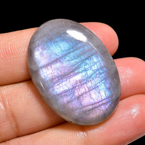 Lot de cabochons en labradorite bleue 100 % naturelle de haute qualité, pierres précieuses en vrac, pierres de guérison, FAIJAN GEMS Rajasthan - Product Image 4