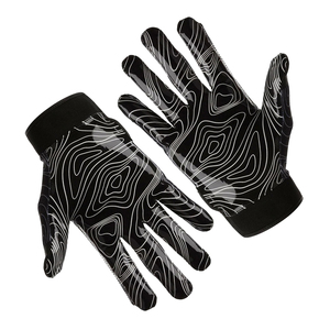 Guantes de Fútbol Americano al por Mayor de Fábrica, de Cuero Sintético Acolchado, Transpirables, de Dedo Completo, Unisex, para Receptor y Lineman, con Palma Reforzada - Product Image 6