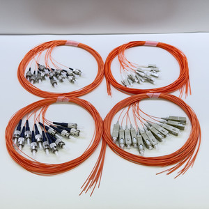 Directo de Fábrica, Cable de Fibra Óptica SC/LC/FC/ST UPC/APC, Monomodo/Multimodo G652D, 0.9mm LSZH, 1.5m, 12 Piezas, para FTTH FTTX - Product Image 1