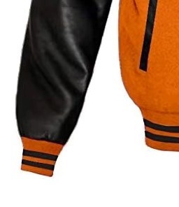 Custom Men's Varsity <b>Jacket</b> Wool Blend <b>Leather</b> Sleeves Fashion Letterman Coat OEM ODM Factory Sample Service - Product Image 6