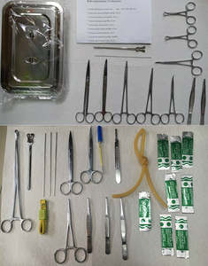 Kits de Instrumentos Manuales para Microcirugía, Set Quirúrgico General, Caja de Esterilización, Acero Inoxidable de Alta Calidad, CE ISO, por Dentavex - Product Image 4