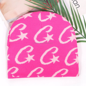 Gorro Unisex de Jacquard 100% Acrílico con Estampado Animal y Pedrería, Estilo Urbano, Informal, para Invierno, para Adultos, 56-58CM - Product Image 6