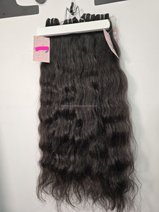 Paquetes de cabello humano crudo, pelo crudo fournisseur Indien, cheveux indiens - Product Image 4