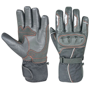 Gants de protection pour motards avec coutures renforcées, construction flexible, phalanges rembourrées, confortables, gants de moto - Product Image 6
