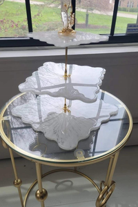 ขาตั้งเค้กเรซิ่น Artizon Studio สำหรับการจัดแสดงอย่างมีสไตล์ อุปกรณ์ตกแต่งเค้กที่จำเป็น ล้างด้วยมือเท่านั้น สำหรับตกแต่งงานวันเกิดและงานแต่งงาน - Product Image 2