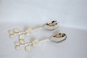 Juego de Cuchara y Tenedor para Ensalada de Metal, Resistente a la Corrosión, Ecológico, de Grado Alimenticio, para Servicios de Catering, Eventos al Aire Libre y Picnics - Product Image 6