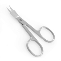 KOUNAIN Ciseaux de pédicure incurvés en acier inoxydable 420 de 3,5'' de qualité supérieure, légers, durables, pour soins des cuticules et des ongles, manucure
