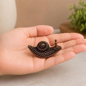 ของตกแต่งบ้านรูปหอยทากทองเหลืองวินเทจ SHUBHAM งานฝีมือขัดเงา ของที่ระลึก - Product Image 1