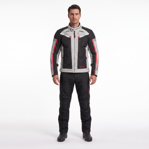 Traje de Motociclismo para Hombre, Estilo Textil, Chaqueta y Pantalones para Viajes por Carretera, Etiqueta Personalizada - Product Image 1