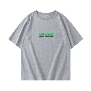 เสื้อยืดคอตตอนหนา 230 กรัม ทรงหลวมไหล่ตก ไซส์ใหญ่ คุณภาพสูง สำหรับผู้ชาย - Product Image 5