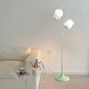 <span class=keywords><strong>Lampe</strong></span> <span class=keywords><strong>sur</strong></span> <span class=keywords><strong>pied</strong></span> en forme de fleur, 3 températures de couleur, <span class=keywords><strong>lampe</strong></span> vintage en forme de fleur, 3 têtes, lampes mignonnes pour salon, chambres à coucher - Product Image 4