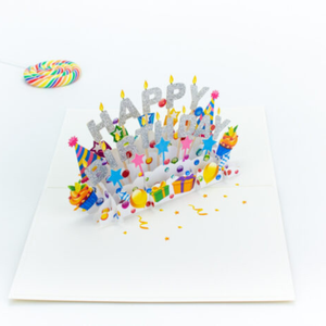 Carte de vœux élégante et haut de gamme, faite à la main, en papier 3D pop-up, pour cadeau d'anniversaire, vente en gros - Product Image 6