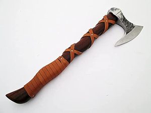 Handmade Hand Viking <b>Axe</b> New Custom Design Wood Handle Steel Head Customizable Color Viking <b>Axe</b> In 100% High Quality With Cover - Product Image 2