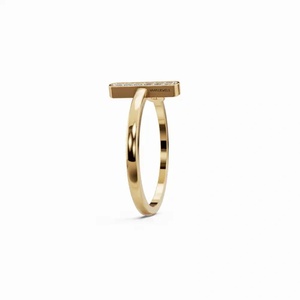 Bague ouverte moderne en diamant de laboratoire taille brillant rond pour femme en or 10K 14K 18K ou argent 925 935 - Product Image 4
