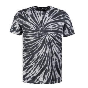 Camisetas de algodón transpirables, informales, lisas, con efecto tie-dye, de manga corta y tejido de punto. - Product Image 4
