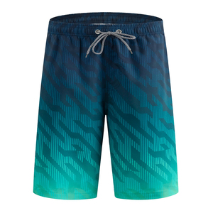 Shorts de Baño Sublimados con Diseño de Palma, Hechos de Poliéster, Transpirables, Anti-UV, de Secado Rápido, Compresión de Nailon, Shorts de Natación - Product Image 1