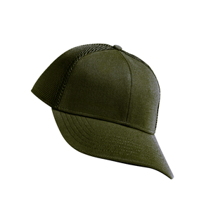 Wholesale Custom Logo Metal Buckle Mesh Trucker <b>Hat</b> Unisex Breathable Cotton Polyester Snapback Baseball Cap <b>Summer</b> Outdoor - Product Image 4