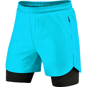 Shorts de MMA professionnels pour hommes, longs avec fente, rouges, séchage rapide, en Spandex et Polyester, coupe classique, pour arts martiaux mixtes, pour adultes - Product Image 4