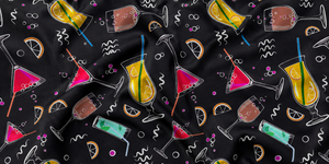 Tela de Jersey 100% Algodón Estampada, 220 g/m², Tejido de Punto Liso Teñido para Niños, con Diseño de Coche, Tela Suave para Ropa de Bebé - Product Image 2