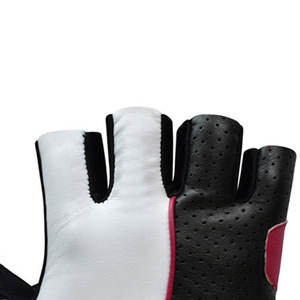 Guantes de Levantamiento de Pesas Unisex de Medio Dedo, de Cuero Transpirable, con Logotipo Personalizado, para Deportes - Product Image 5