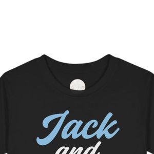 T-shirt noir à motif familial, en coton doux, col rond, manches courtes, vêtements décontractés pour tous les jours - Product Image 3