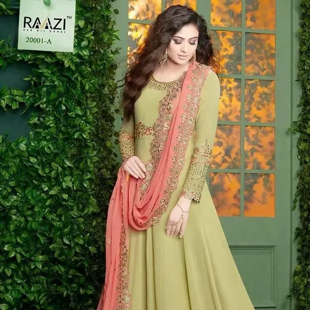 Dernière conception de taille personnalisée femmes Salwar costume pour mariage porter Salwar Kameez indien tenue décontractée au prix de gros