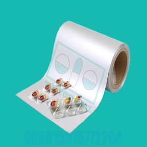 Material de Embalaje Farmacéutico, Lámina de Aluminio Impresa de 20/30 micras, Rollo de Lámina para Sellado de Blísteres de Alimentos y Medicamentos, Aleación 8011 B - Product Image 2
