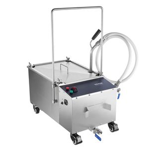 Unidad Portátil de Filtrado de Aceite con Capacidad de 38L y Velocidad de 10 L/min, Equipada con Ruedas Giratorias y Manguera de Aceite para Uso en Restaurantes - Product Image 1