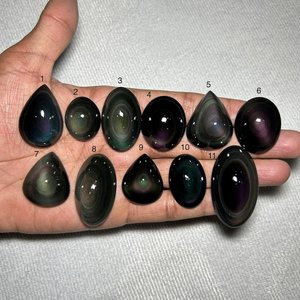 <b>Rainbow</b> Quartz High Quality 100% Natural Mixed Shape Color Play Cabochon Loose Gemstone for Jewelry Making - Product Image 4