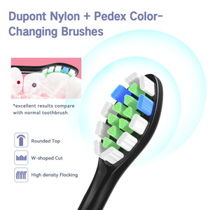 <span class=keywords><strong>Cepillo</strong></span> de <span class=keywords><strong>Dientes</strong></span> Eléctrico Impermeable sin Botones, Sensor de Presión, Tecnología Sónica Ultrasónica, Cerdas Suaves, Pantalla LED - Uso Doméstico - Product Image 4