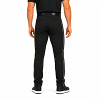 Celana Baseball Pria Musim Panas Custom Print dengan List Samping, Model Tapered, Bahan Bernapas, Lapisan Ganda di Lutut, Pakaian Latihan Tim, Pembelian Grosir
