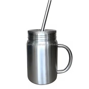 แก้วกาแฟสแตนเลสพร้อมถาดและช้อน ดีไซน์เรียบง่าย ทนทาน เหมาะสำหรับชุดกาแฟและชา - Product Image 2