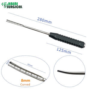 Osteótomos Quirúrgicos Profesionales Hasni, Cincel para Huesos, Instrumentos Quirúrgicos Ortopédicos de Acero Inoxidable con Mango de Aluminio Curvo - Product Image 3