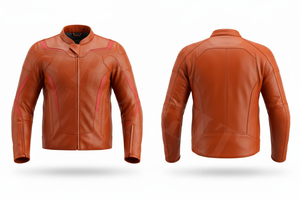 เสื้อแจ็คเก็ตมอเตอร์ไซค์หนังแท้ขายส่ง ออกแบบเองได้ พร้อมแผ่นรองกันกระแทก ทันสมัย ทนทาน สวมใส่สบาย อุปกรณ์ขี่มอเตอร์ไซค์ - Product Image 3