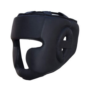 Protector de Cabeza de Boxeo de Alta Calidad, Cierre de Doble Anillo, Impermeable, Personalizado, de Cuero Genuino para Kickboxing y Muay Thai - Product Image 3